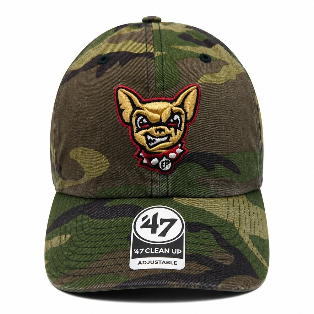 47 Brand‎ El Paso Chihuahuas MiLB Clean Up Camo Adjustable Hat M-CARGW108GWS-CMA